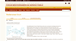 Desktop Screenshot of forumedsp.org